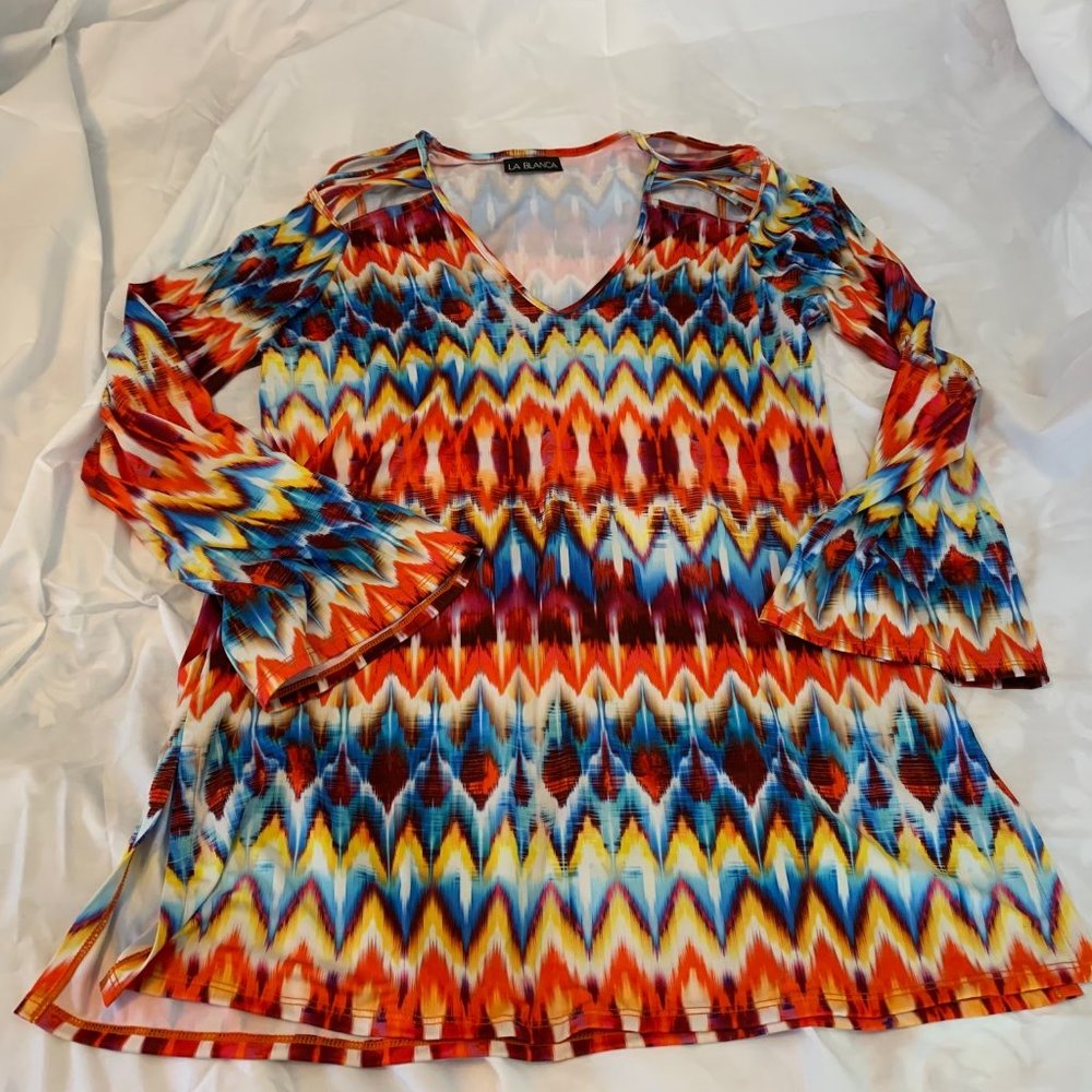 La Blanca Vibrantly Colored Cover Up